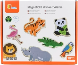 Viga fa mágnesek – vadállatok