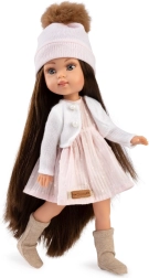 Valósághű Penelope baba teljes vinil testtel 34 cm