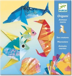 Fémhatású origami víz alatt