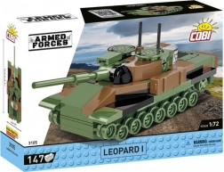 LEOPARD I harckocsi építőkészlet 1:72 – 147 elem