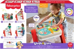 Beszélő 4 az 1-ben játszóasztal FISHER-PRICE Smart Stages technológiával