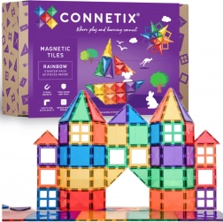 Connetix Rainbow Starter Pack mágneses építőkészlet 60 db