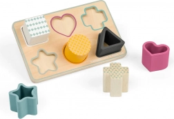 bigjigs toys beillesztős kirakó – formák fsc fából