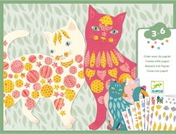 Djeco papírkészítés Macskák