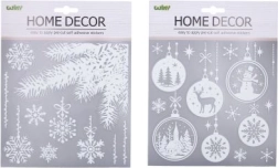 Karácsonyi dekoráció falra vagy ablakra