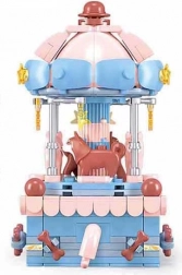 Sluban körhinta állatkával – kutyus építőkészlet