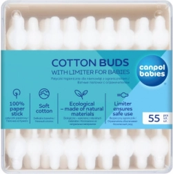 Canpol babies Vattapálcikák ütközővel, papírból, 56 db