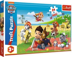 Trefl PAW PATROL Maxi kirakó 24 darab – Szórakozás a takarón