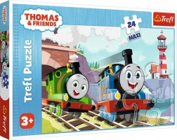 Maxi puzzle 24 db – Thomas és Percy a síneken Thomas & Friends