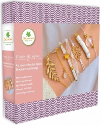 Ékszerkészítés – többsoros gyöngyházfényű karkötők lányoknak