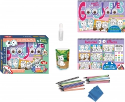 Színező 3D szemüveggel, letörölhető