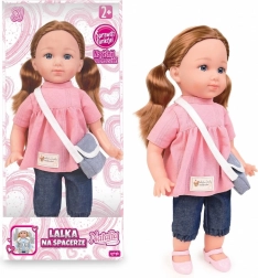 Funkciós Natalia baba tunikában 36 cm