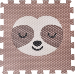 Minideckfloor lajhár, barna krém színű lajhárral