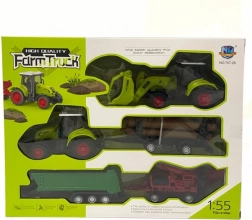 Játék szett traktor