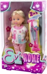 Evi Love baba 12 cm, 2 az 1-ben porszívóval a háztartásba