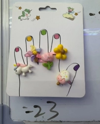 Gyűrűk Virágos és Egyszarvús Motívummal