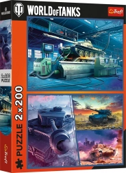 Puzzle World of Tanks: páncélos küldetés 2×200 darab TREFL