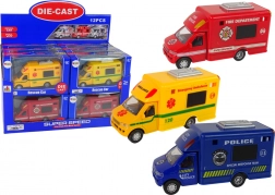 Mentőjárművek súrlódásos meghajtással - Rendőrség, Tűzoltóság, Mentőszolgálat