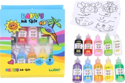 8+1 Üvegfesték készlet sablonokkal