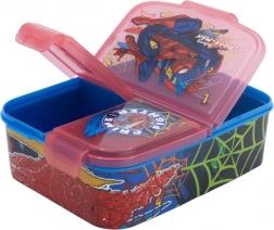 STOR SPIDER-MAN rekeszes uzsonnás multibox