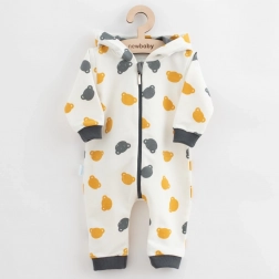 Újszülött melegítő overál NEW BABY Little One szürke