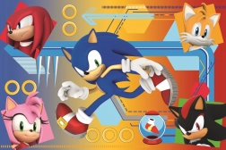 Puzzle Sonic 60 darabos Sonic akcióban