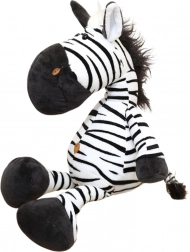 Plüss játék Zebra fekete-fehér 25 cm