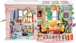 Robotime miniatűr ház teraszos makett