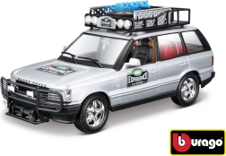 Fém autómodell 1:24 RANGE ROVER, ezüst