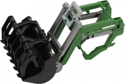 Homlokrakodó John Deere 6920 traktorhoz, Bruder, zöld