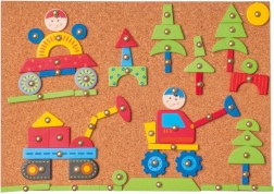 Woody Szeges forma-deszka közlekedési eszközökkel