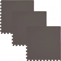 HUMBI habszőnyeg 180 × 60, nagy vízálló puzzle, biztonságos, 3 db, barna