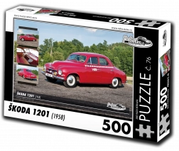 RETRO-AUTA puzzle Škoda 1201 (1958), 500 darab