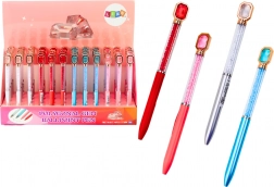 Golyóstoll kristályokkal, kék tinta 0,7 mm