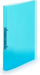 Polipropilén iratrendező A4, 2 gyűrűs, Lines, kék