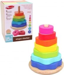 Fa oktató torony gyerekeknek