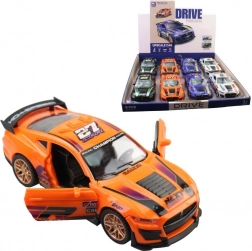 elemes játékautó kijelzős dobozban, 8 db