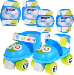 Gyerek állítható görkorcsolya védőfelszereléssel