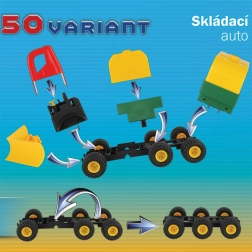 Combi Car 3 összerakható autócska gyerekeknek