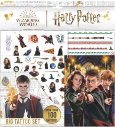 Nagy kreatív készlet füzettel és tetoválásokkal – Harry Potter