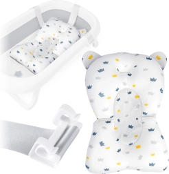 RICOKIDS babakád párna – gyorsan száradó ergonomikus betét, fehér–kék