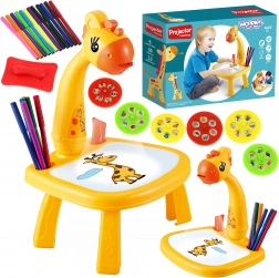 WOOPIE Zsiráf projektoros rajzasztal filctollakkal