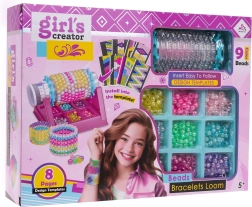 Karkötőkészítő készlet szövőállvánnyal és tartozékokkal