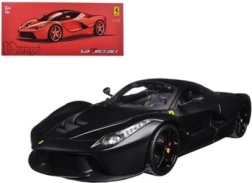 Fém modell BBURAGO Ferrari LaFerrari 1:18 matt fekete