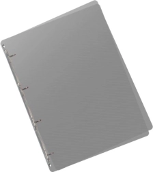 A5 Lines füstszínű iratrendező 4 gyűrűs mechanikával