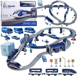 Nagy elektromos rendőrségi vasútpálya POLICE 92ele ZA4436