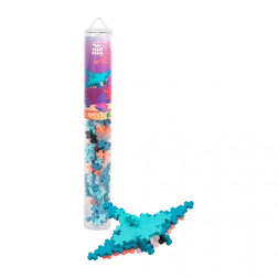 Plus-Plus manta rája – kreatív építőkészlet 100 db tubusban