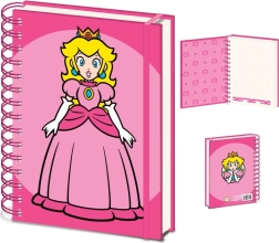 A5-ös spirálfüzet PRINCESS PEACH motívummal – SUPER MARIO