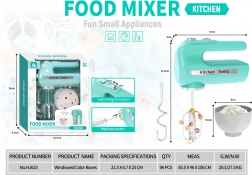 Gyerek mixer forgó habverőkkel és tartozékokkal