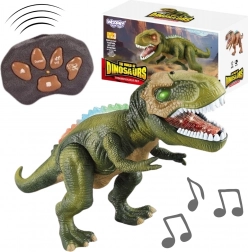 Woopie dinoszaurusz RC robot T‑Rex fénnyel és hangokkal